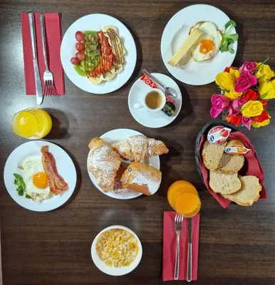 Essen im Hotel oder in der Nähe