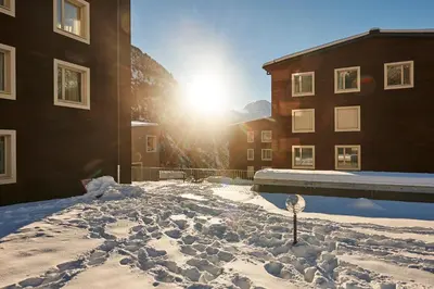 Reka-Feriendorf Blatten-Belalp im Winter