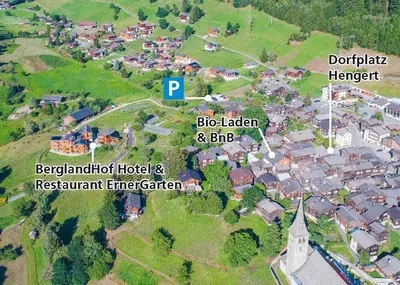 Die Umgebung um das Hotel