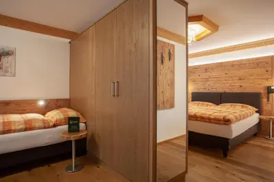 Ein Bett oder Betten in einem Zimmer der Unterkunft Hotel Jägerhof