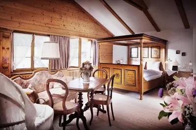 Ein Bett oder Betten in einem Zimmer der Unterkunft Landgasthof Ruedihus