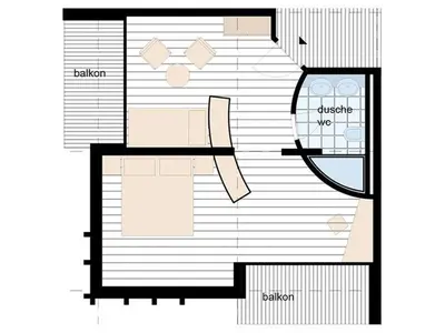 Grundriss der Unterkunft Hotel Gädi