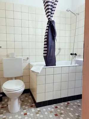Ein Badezimmer in der Unterkunft Hotel Gletscherblick