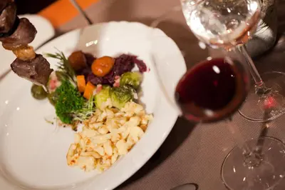 Essen im Hotel oder in der Nähe