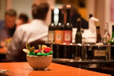 Getränke in der Unterkunft Seehotel Bönigen