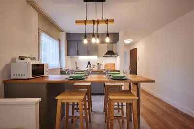 Küche/Küchenzeile in der Unterkunft Stay Switzerland Apartments