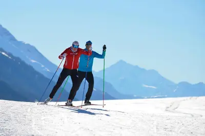 Skifahren im Gasthaus oder in der Nähe