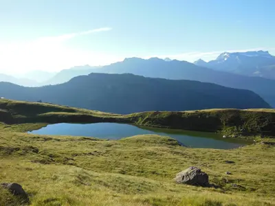 Naturlandschaft in der Nähe des Ferienhauses