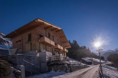 Das Gebäude in dem sich die Ferienwohnung befindet