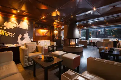 Ein Sitzbereich in der Unterkunft Boutique Hotel Albana Real - Restaurants & Spa