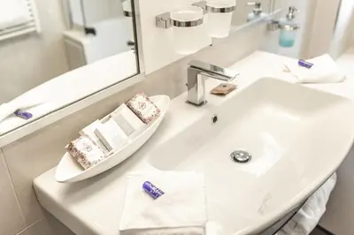 Ein Badezimmer in der Unterkunft Boutique Hotel Albana Real - Restaurants & Spa