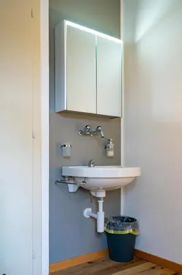Ein Badezimmer in der Unterkunft Hotel Restaurant Simplon
