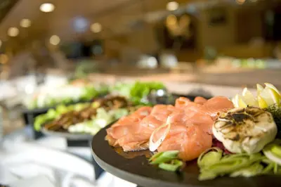 Essen im Hotel oder in der Nähe