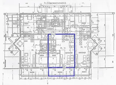 Grundriss der Unterkunft Bärgecho