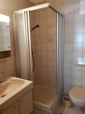 Ein Badezimmer in der Unterkunft Bärgecho