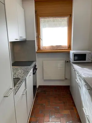 Küche/Küchenzeile in der Unterkunft Haus Rothorn, Swiss Alps