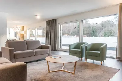 Ein Sitzbereich in der Unterkunft Apartment Alpeglöggli - GRIWA RENT AG