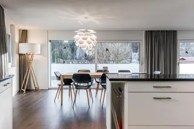 Küche/Küchenzeile in der Unterkunft Apartment Alpeglöggli - GRIWA RENT AG