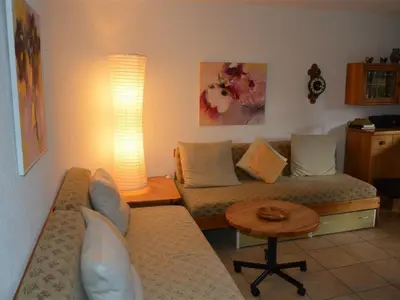 Ein Sitzbereich in der Unterkunft Apartment Simmental by Interhome