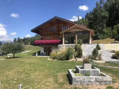 Ein Garten an der Unterkunft Apartment Studio Rinderbergblick by Interhome