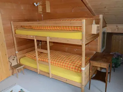 Ein Etagenbett oder Etagenbetten in einem Zimmer der Unterkunft Apartment Fabiana by Interhome