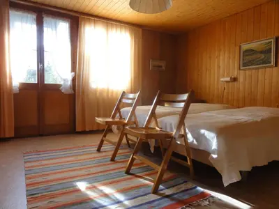 Ein Bett oder Betten in einem Zimmer der Unterkunft Apartment Chriba by Interhome