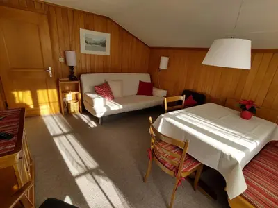Ein Bett oder Betten in einem Zimmer der Unterkunft Apartment Bärnermutz # 2 by Interhome