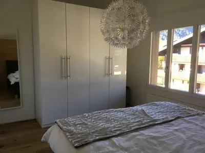 Ein Bett oder Betten in einem Zimmer der Unterkunft Apartment Turmalin 2- Stock by Interhome