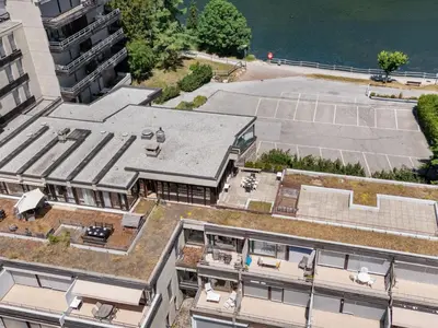 Das Gebäude in dem sich die Ferienwohnung befindet