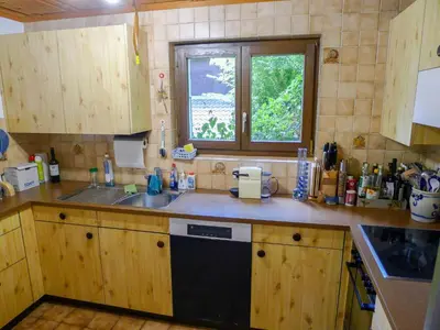 Küche/Küchenzeile in der Unterkunft Chalet Chalet Walliserträumli - BET410 by Interhome