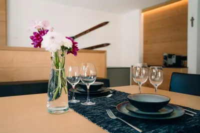 Getränke in der Unterkunft Dalias Ferienparadies Apartment EDELWEISS 6P
