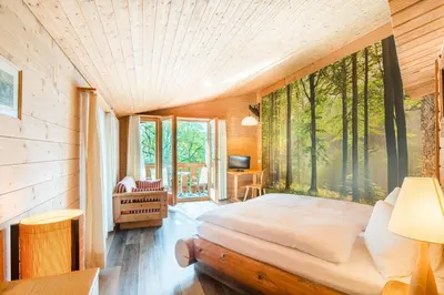 Ein Bett oder Betten in einem Zimmer der Unterkunft Hotel Lindenhof by Crossworld AG