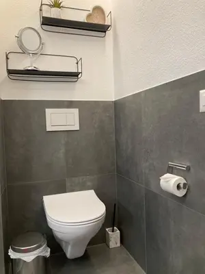 Ein Badezimmer in der Unterkunft Bodmen B
