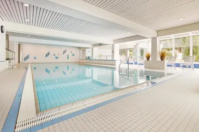 Der Swimmingpool an oder in der Nähe von Reka-Feriendorf Zinal
