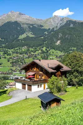 Naturlandschaft in der Nähe des Chalets