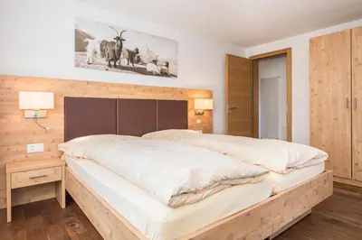 Ein Bett oder Betten in einem Zimmer der Unterkunft Ferienhaus Felicé