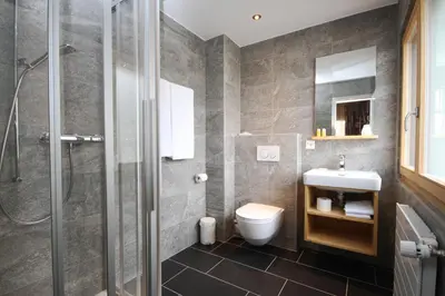 Ein Badezimmer in der Unterkunft Pointe de Zinal