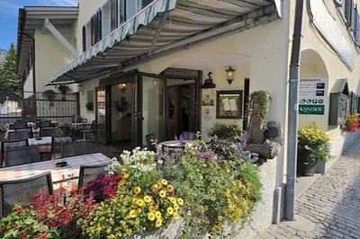 Das Gebäude in dem sich das Hostel befindet