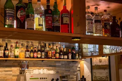 Getränke in der Unterkunft Hotel Cheminee
