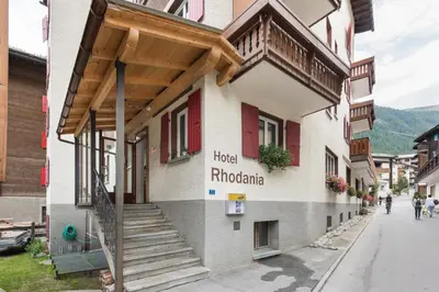 Das Gebäude in dem sich das Hotel befindet