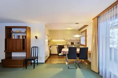 Küche/Küchenzeile in der Unterkunft Apartments Kirchbühl