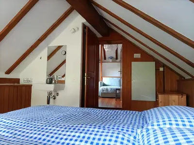 Ein Bett oder Betten in einem Zimmer der Unterkunft Rustico 