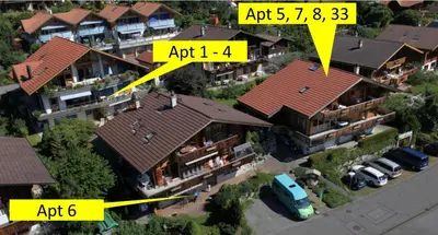 Die Umgebung um die Ferienwohnung