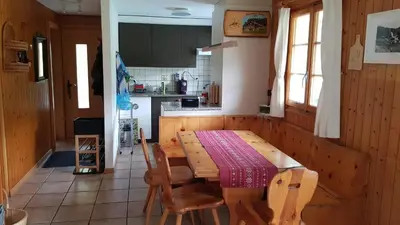 Küche/Küchenzeile in der Unterkunft Chalet Sonnenblick
