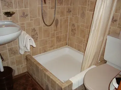 Ein Badezimmer in der Unterkunft Hotel Rothorn Vintage-Style