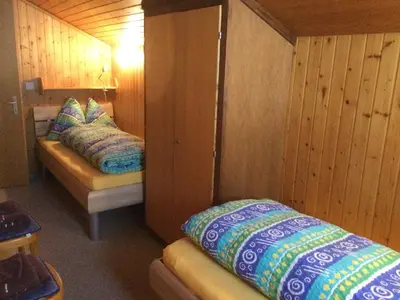 Ein Bett oder Betten in einem Zimmer der Unterkunft Chalet Marder