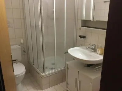 Ein Badezimmer in der Unterkunft Chalet Marder