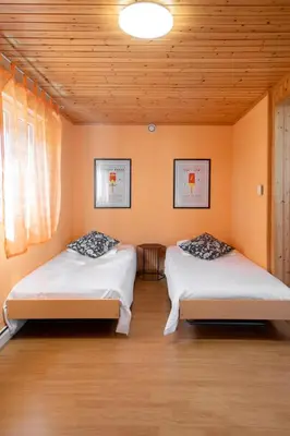 Ein Bett oder Betten in einem Zimmer der Unterkunft Motel-Restaurant 13 Etoiles