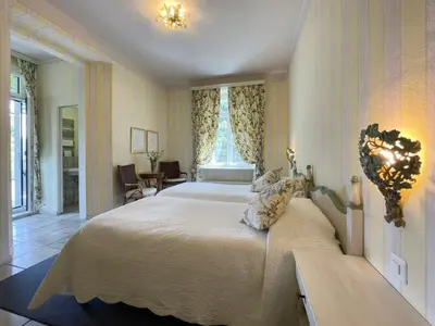 Ein Bett oder Betten in einem Zimmer der Unterkunft Ristorante della Stazione da YanElo