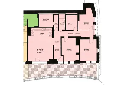 Grundriss der Unterkunft Hirschen Residence 2